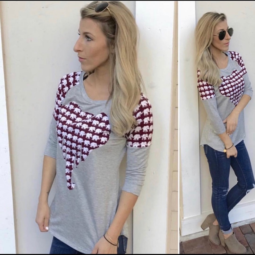 Elephant head 3/4 sleep top